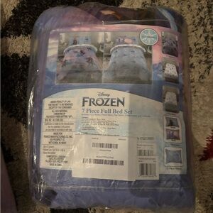 Disney Frozen Comforter Set - Purple and Blue
